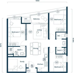 Type C floor plan (developer’s drawing)